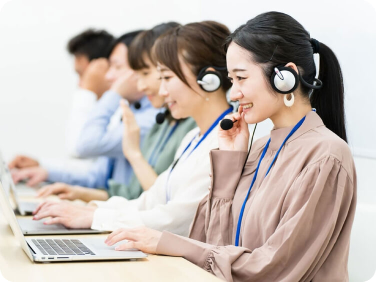 繁忙期の着信増加にも柔軟対応